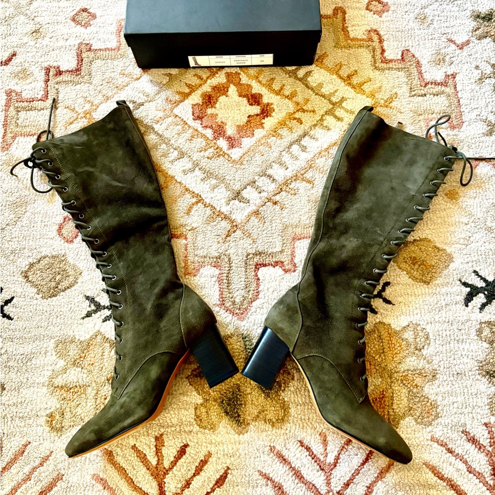 Silent D Stelsy Emerald suede boot 39